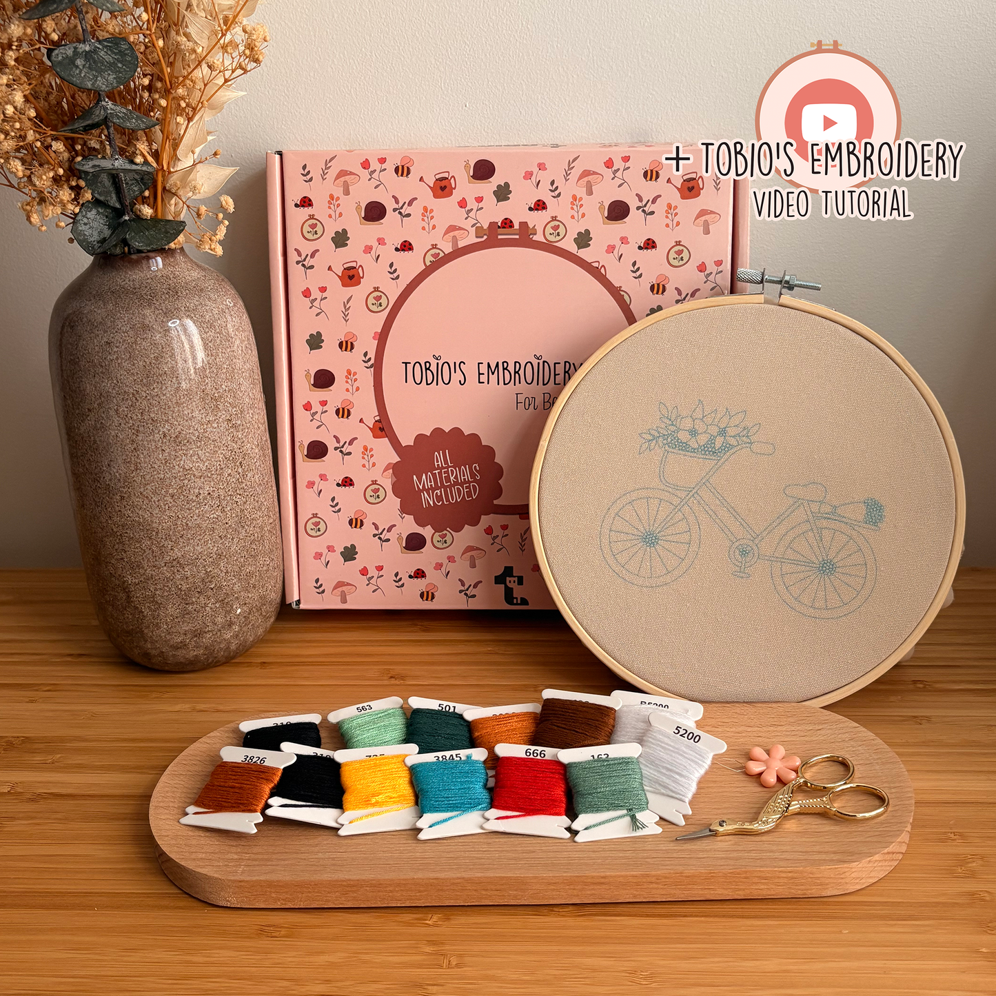 Petals & Pedals - Embroidery Kit