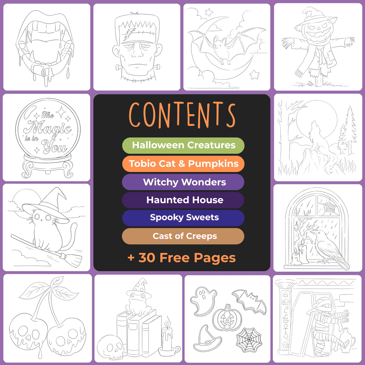 Tobio's Spooky Halloween Workbook