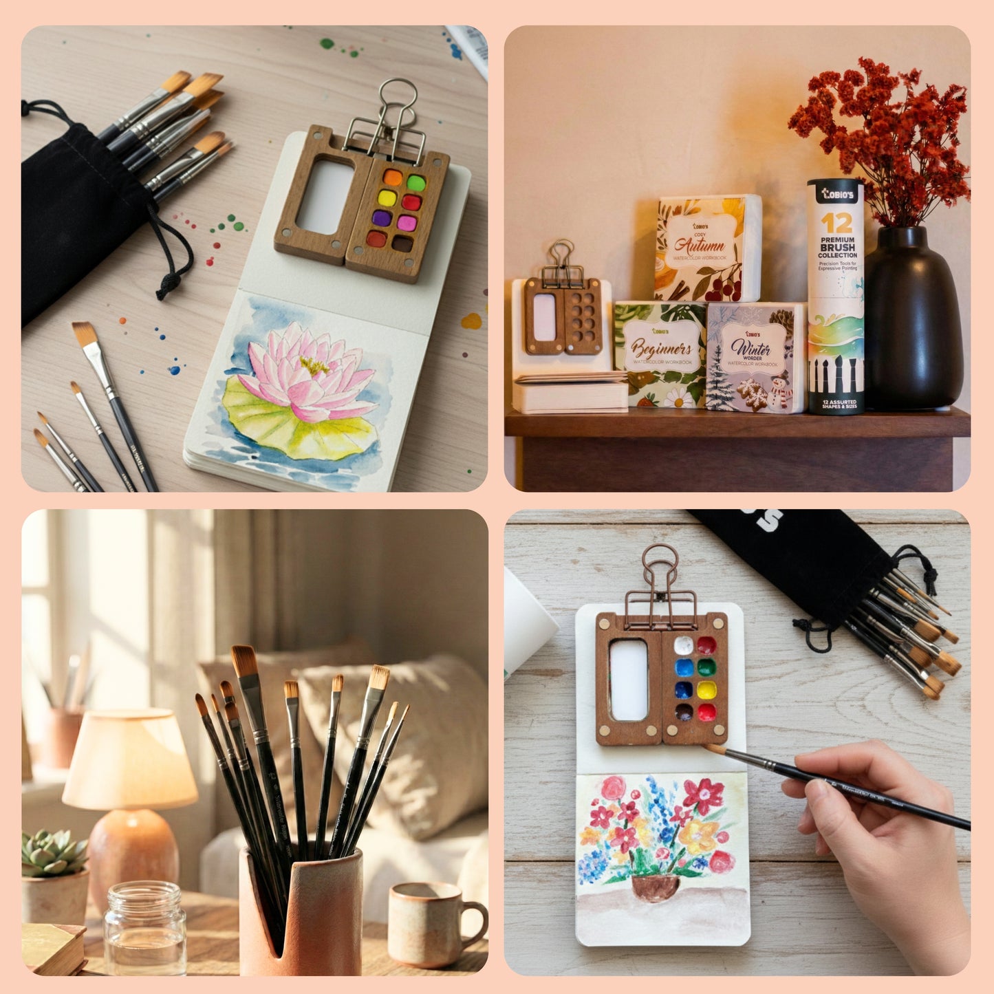 Tobio’s Artist Brush Set (12 Pcs)