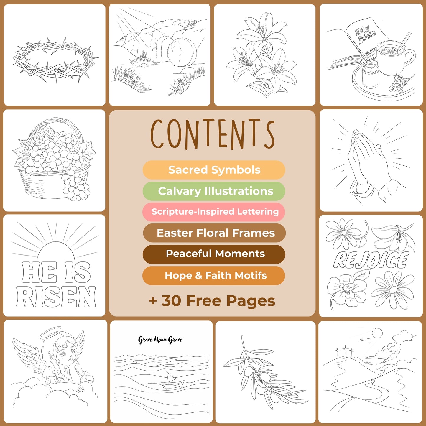 Tobio's Easter Grace Workbook