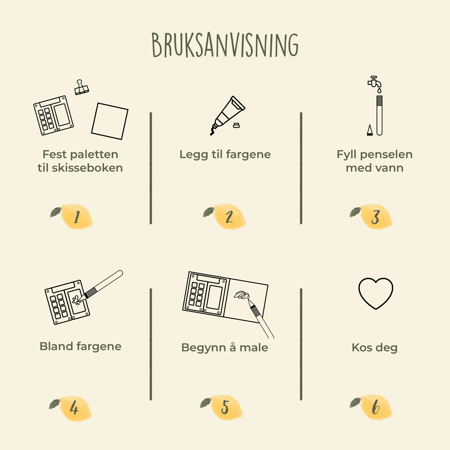 Tobios Mini Akvarellsett