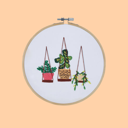 Hang In There - Embroidery Kit
