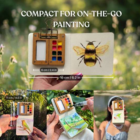 Tobio’s Watercolor Kit can be used anywhere and everywhere 