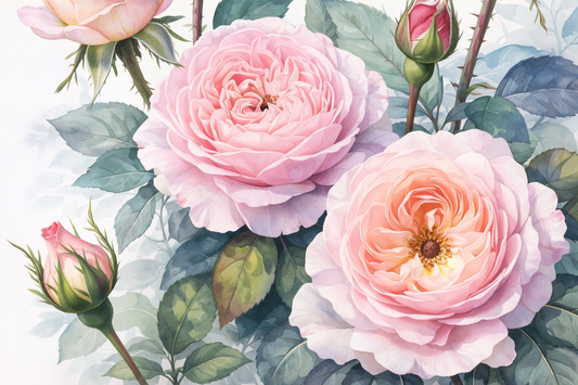 How to Paint Roses with Watercolor: Bud to Bloom in 5 Layers