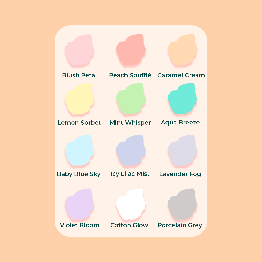 12 Paint Refills - Pastel