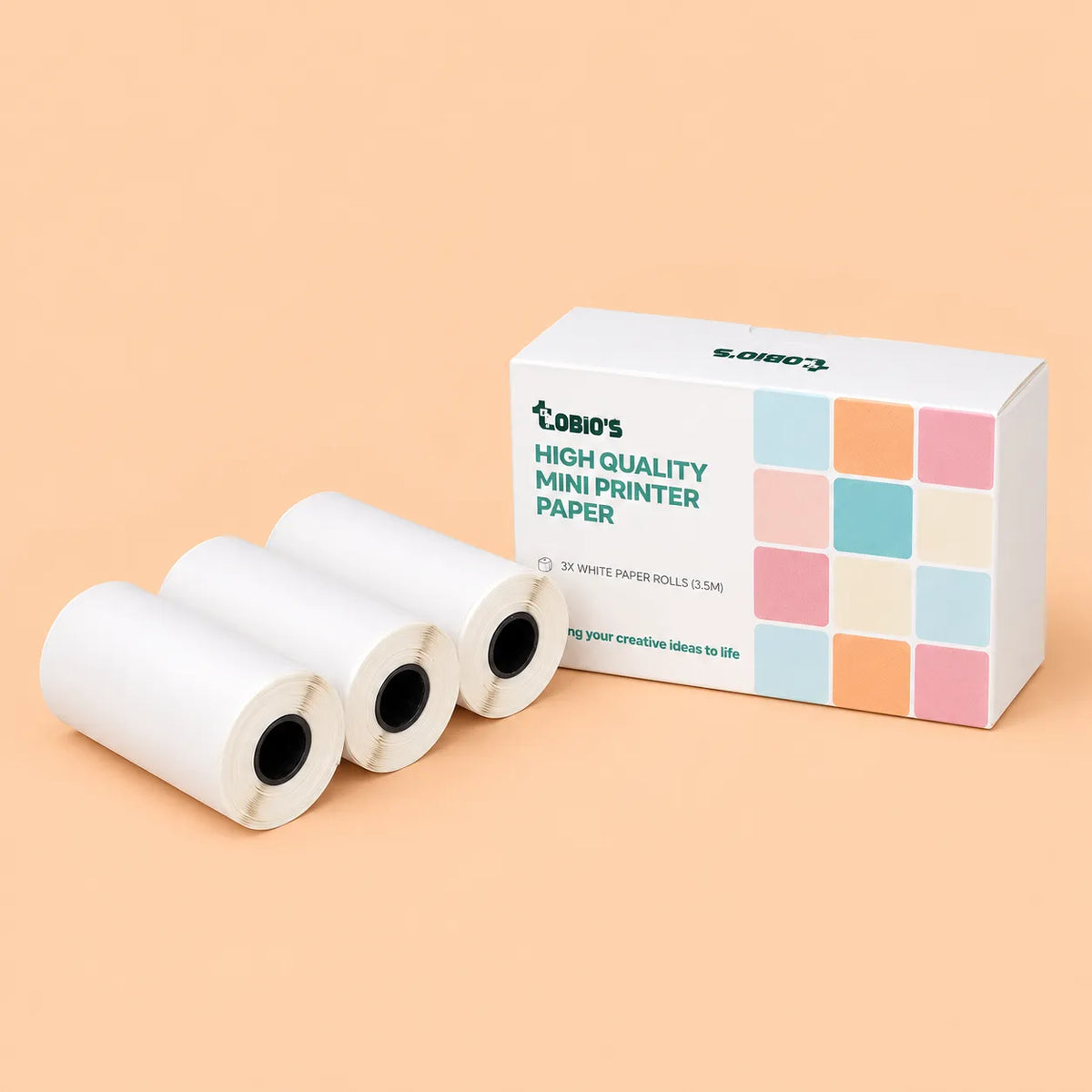 3 Extra White Rolls