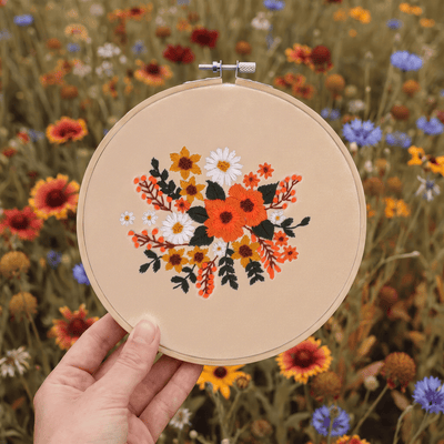 秋の花 - 刺繍キット
