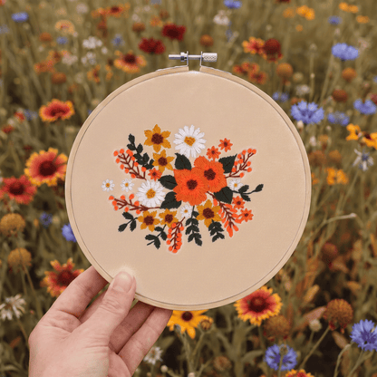 秋の花 - 刺繍キット