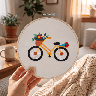 花びらとペダル - 刺繍キット