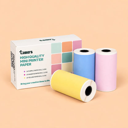 3 Extra Colored Rolls