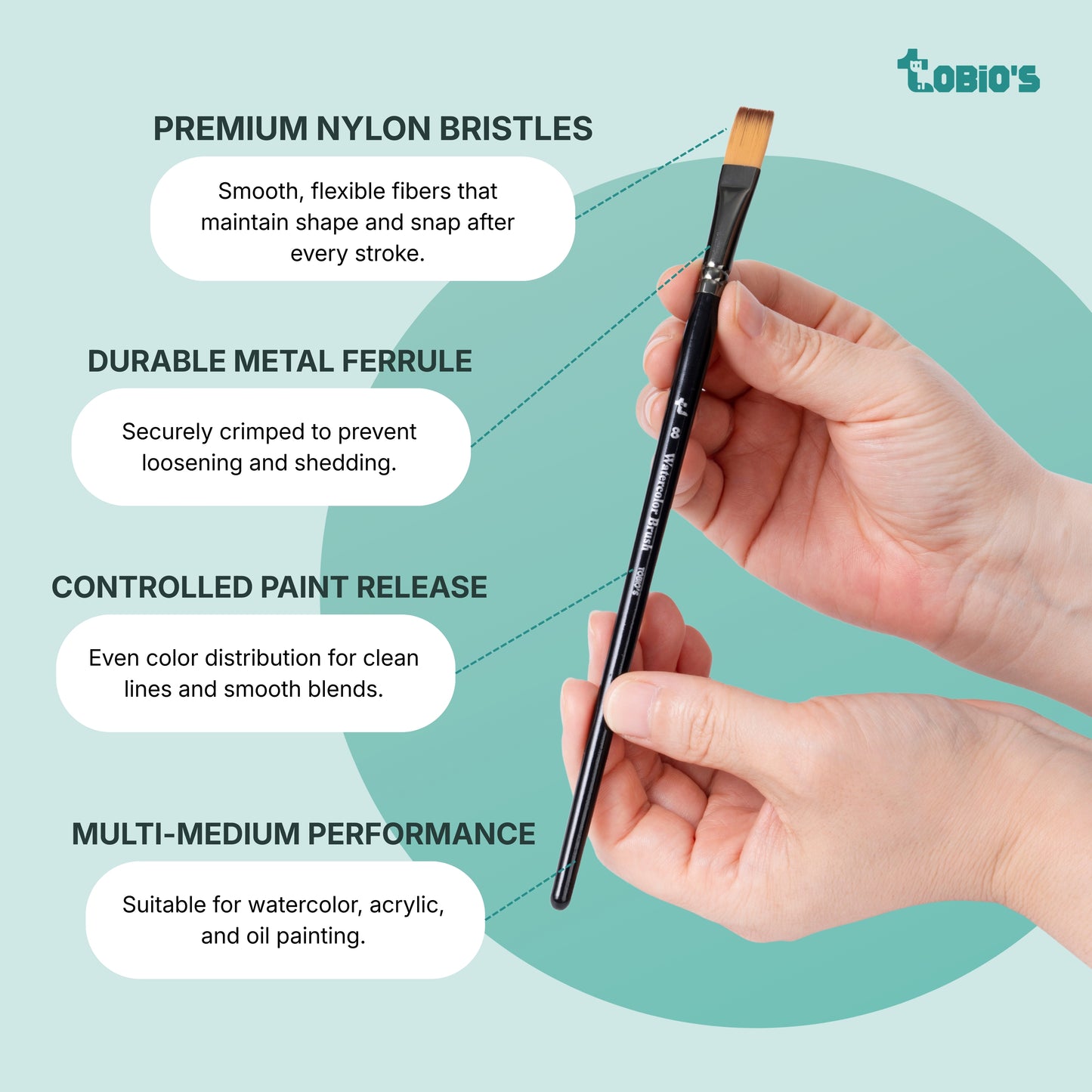 추가 수채화 붓 4종