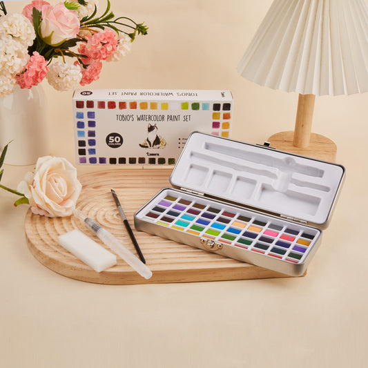 Tobio's™ 50 Watercolor Paint Set