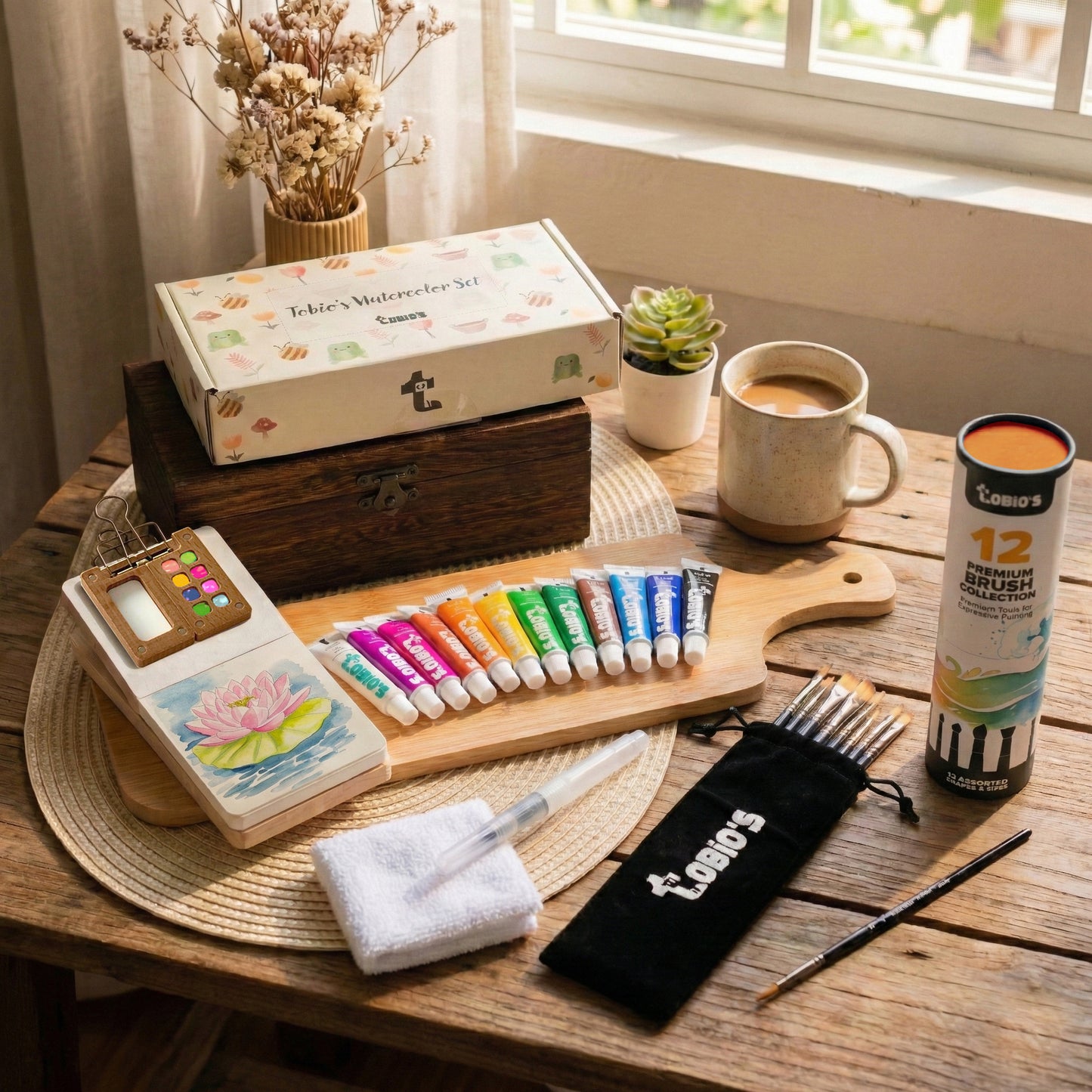 추가 수채화 붓 4종