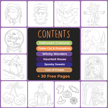 Tobio's Spooky Halloween Workbook