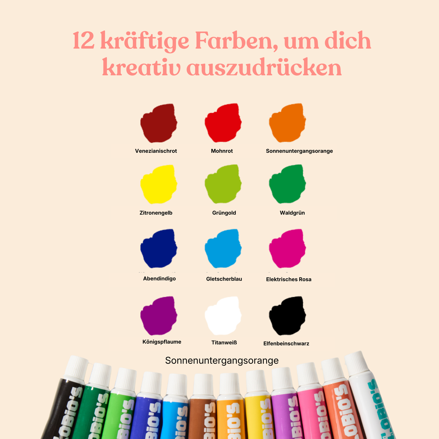 Tobio's™ Aquarellfarben-Set