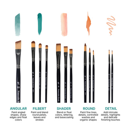 추가 수채화 붓 4종