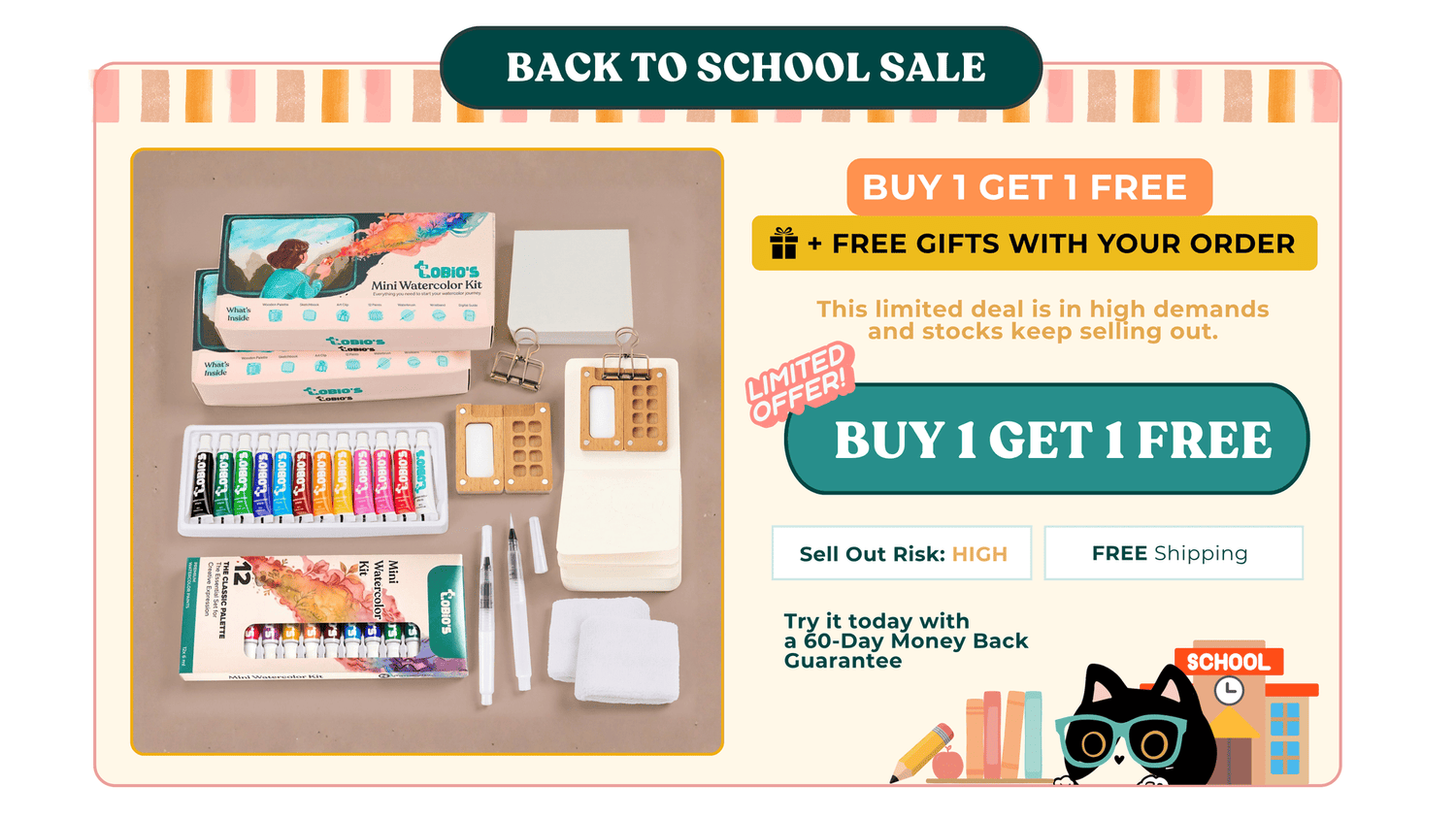 Back to school sale urgency