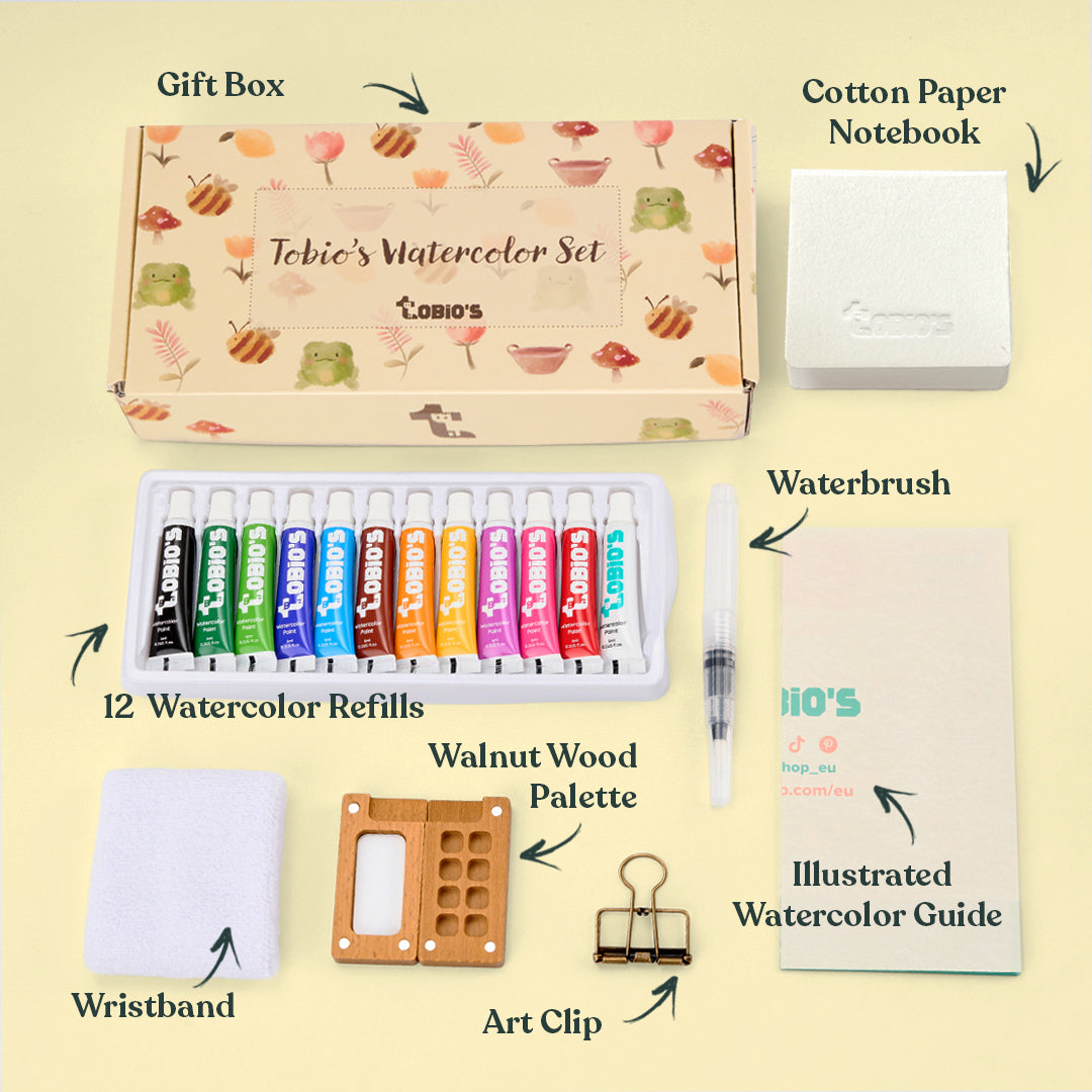 Tobio's™ Watercolor Kit Twin Pack
