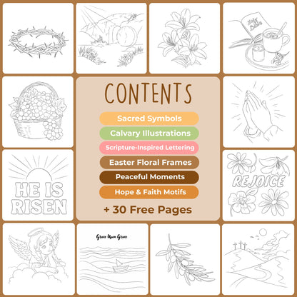 Tobio's Easter Grace Workbook