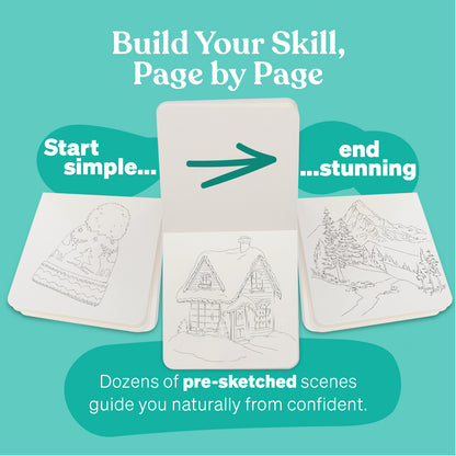 Tobio's™ Christmas Workbook & Paints