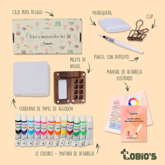 Tobio's™ Set de Mini-Acuarelas