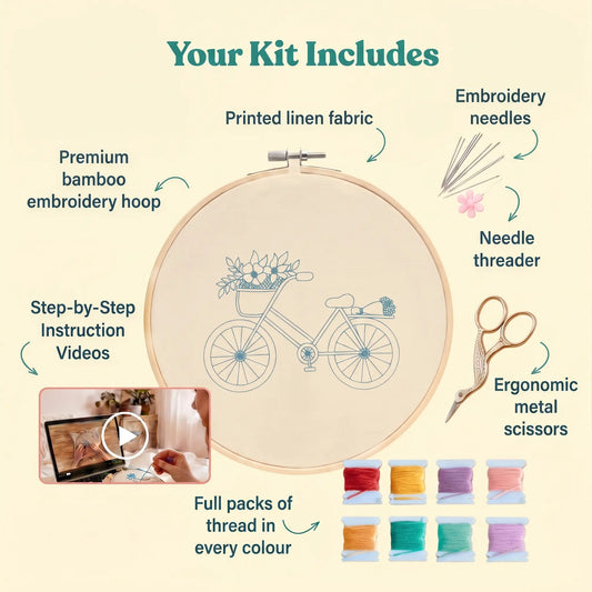 Petals & Pedals - Embroidery Kit