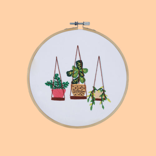 Hang In There - Embroidery Kit