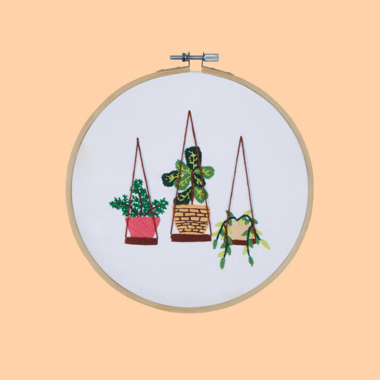 Hang In There - Embroidery Kit