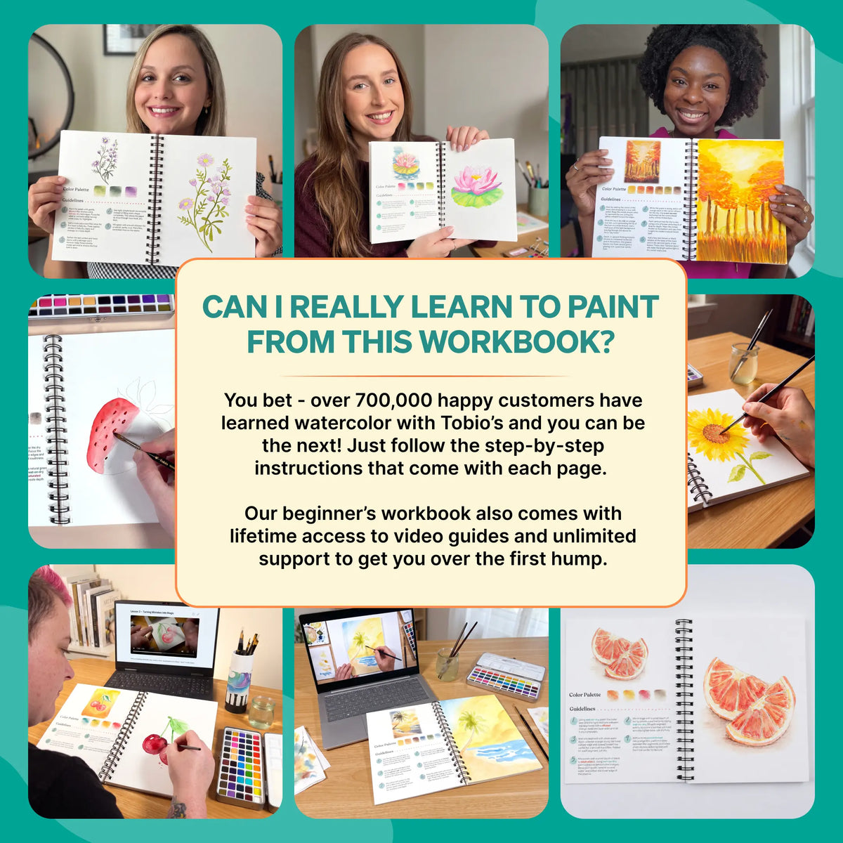 Beginner's Watercolor Workbook