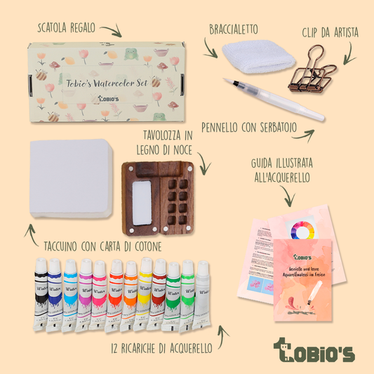 Mini Kit Acquerelli Tobios