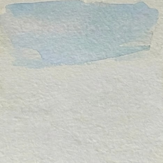 light blue sky watercolor painting