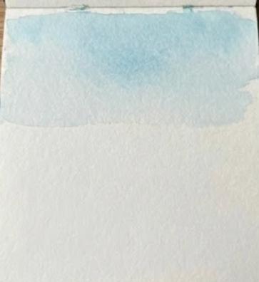 Gradient of blue to white on a textured surface